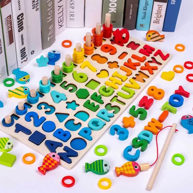 Number Alphabet Fun Fishing Game