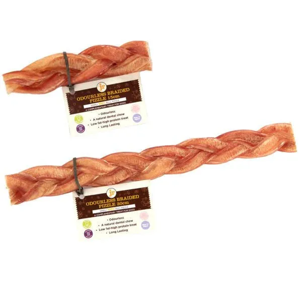 Odourless Braided Pizzle 15cm