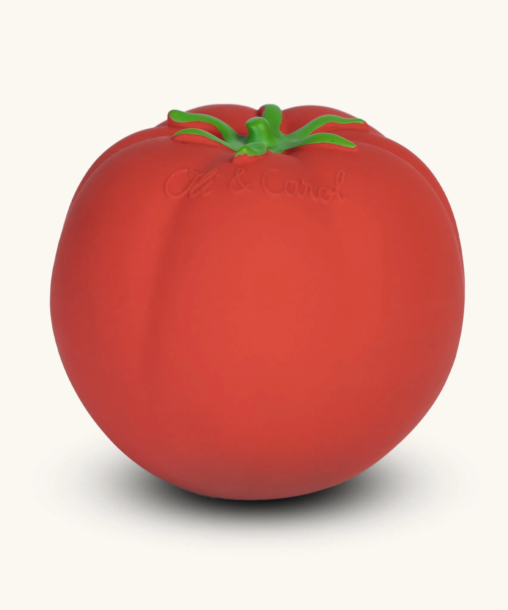 Oli & Carol Natural Rubber Baby Ball - Tomato