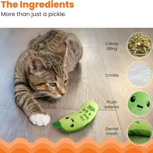 Petstages Crunchy Pickle Cat Toy