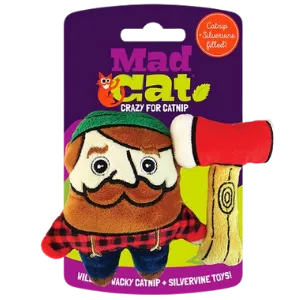 R2P Pet Mad Cat Lumpurrjack 2pk Catnip Cat Toy