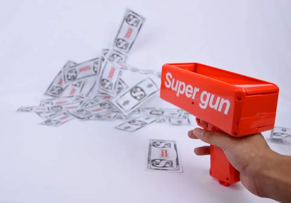 Super Toy Money Jet Gun S767333