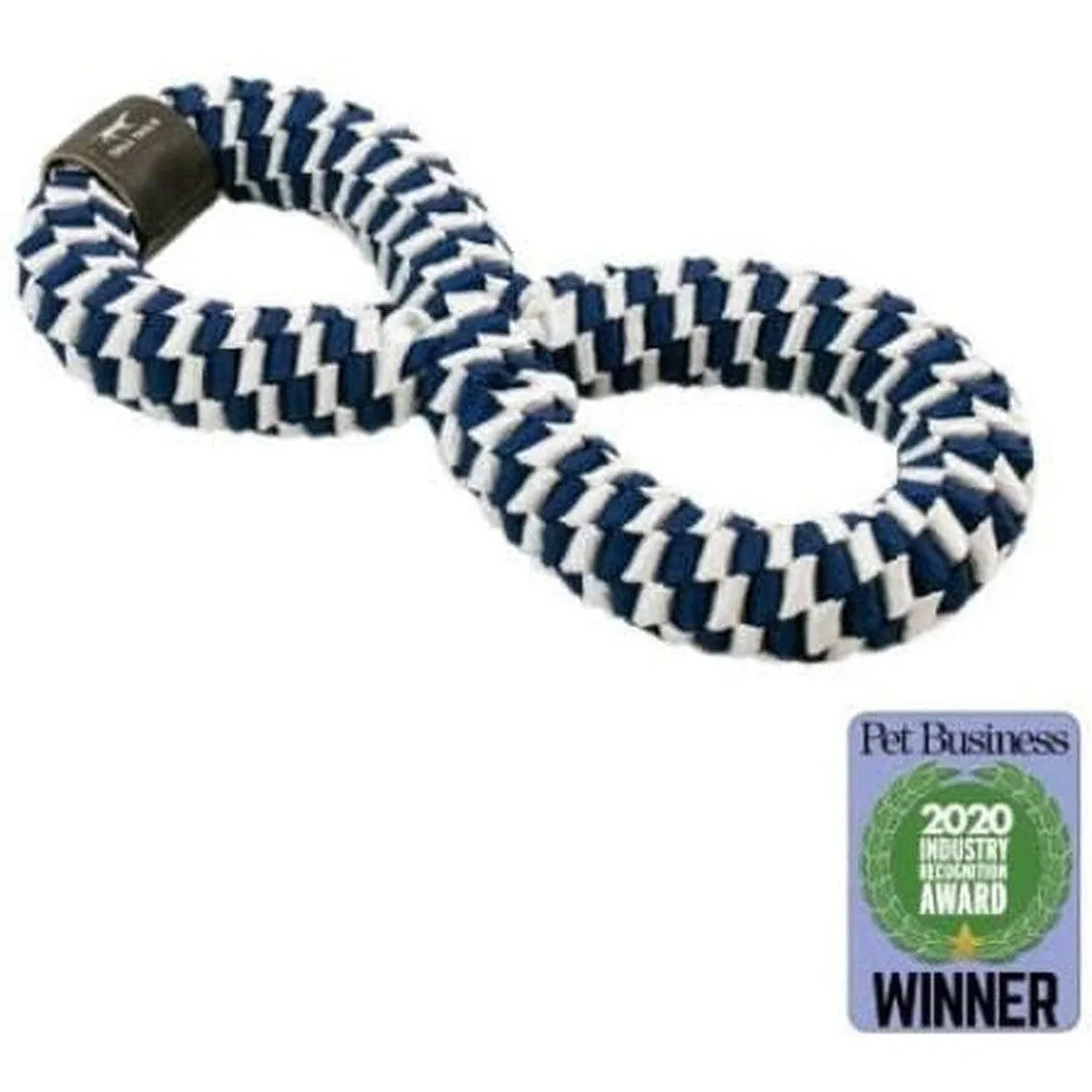 Tall Tails Navy Braider Infinity Tug Toy