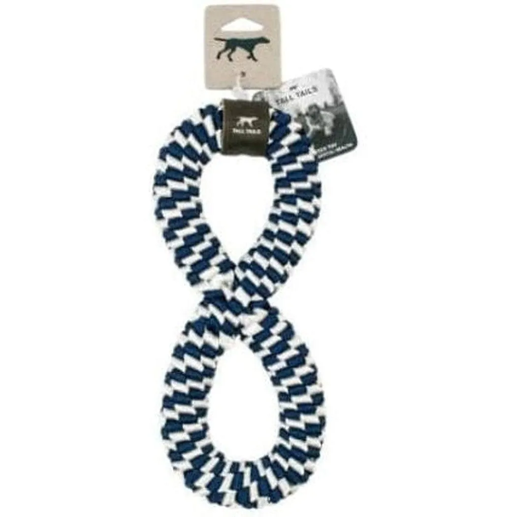 Tall Tails Navy Braider Infinity Tug Toy