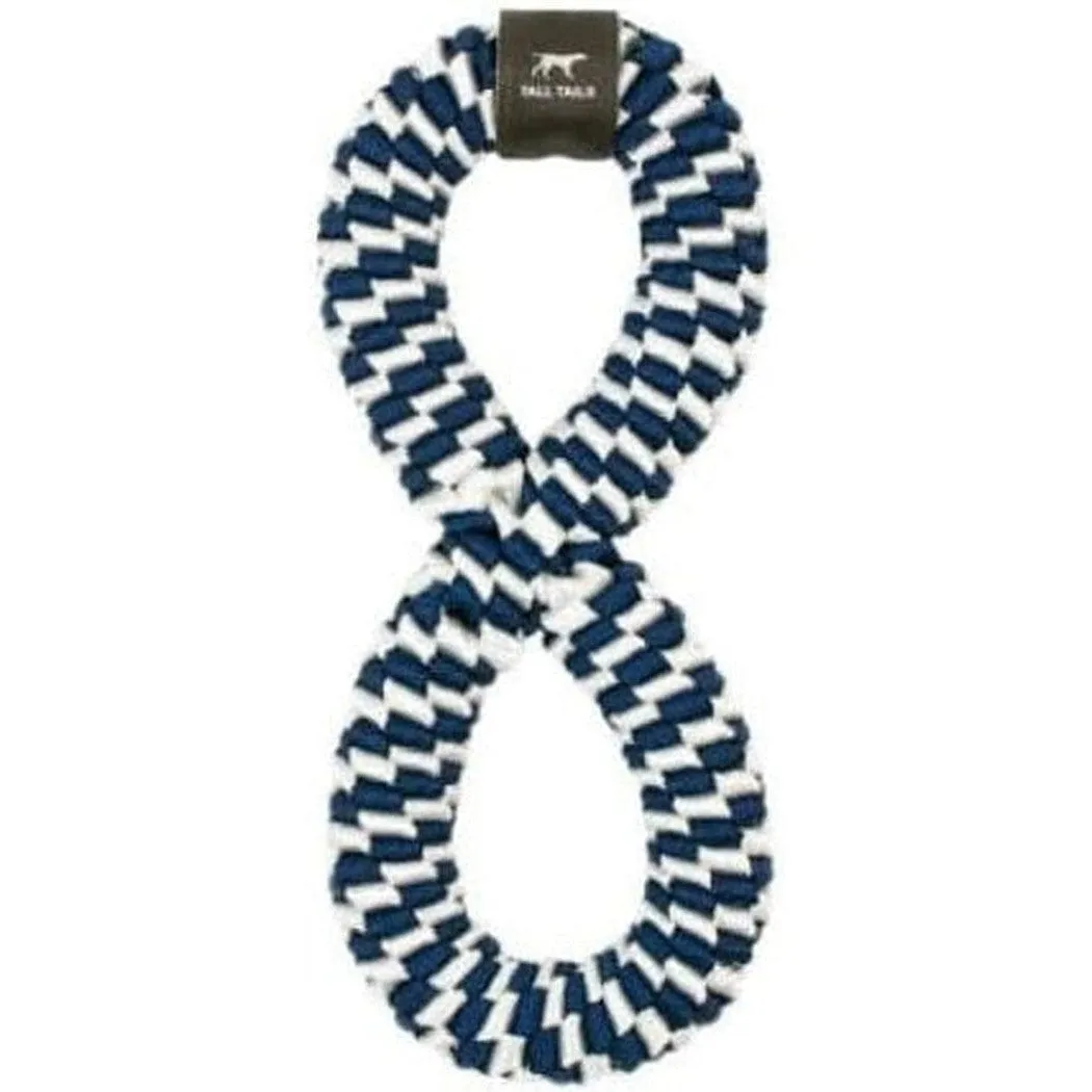 Tall Tails Navy Braider Infinity Tug Toy