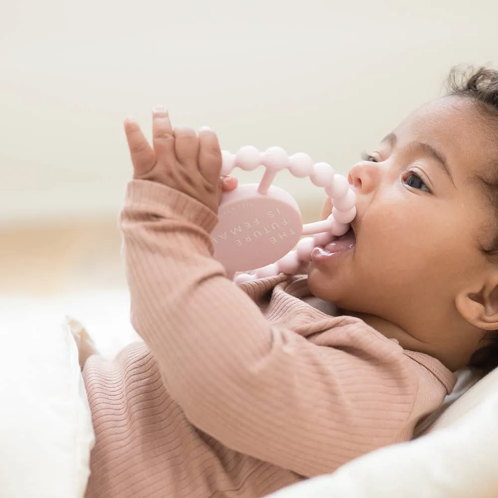 The Future is Female Happy Teether