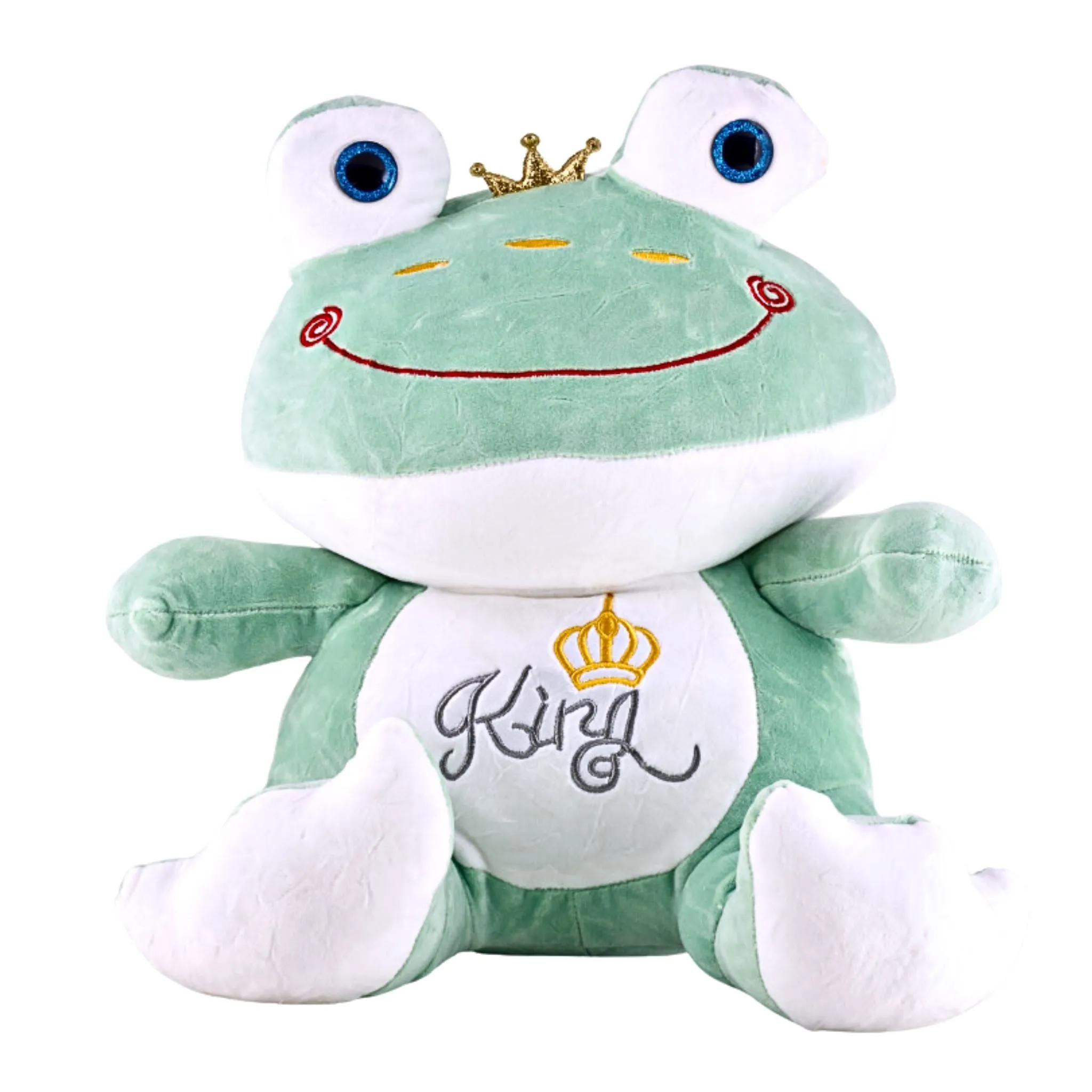 The King Frog Plush Toy