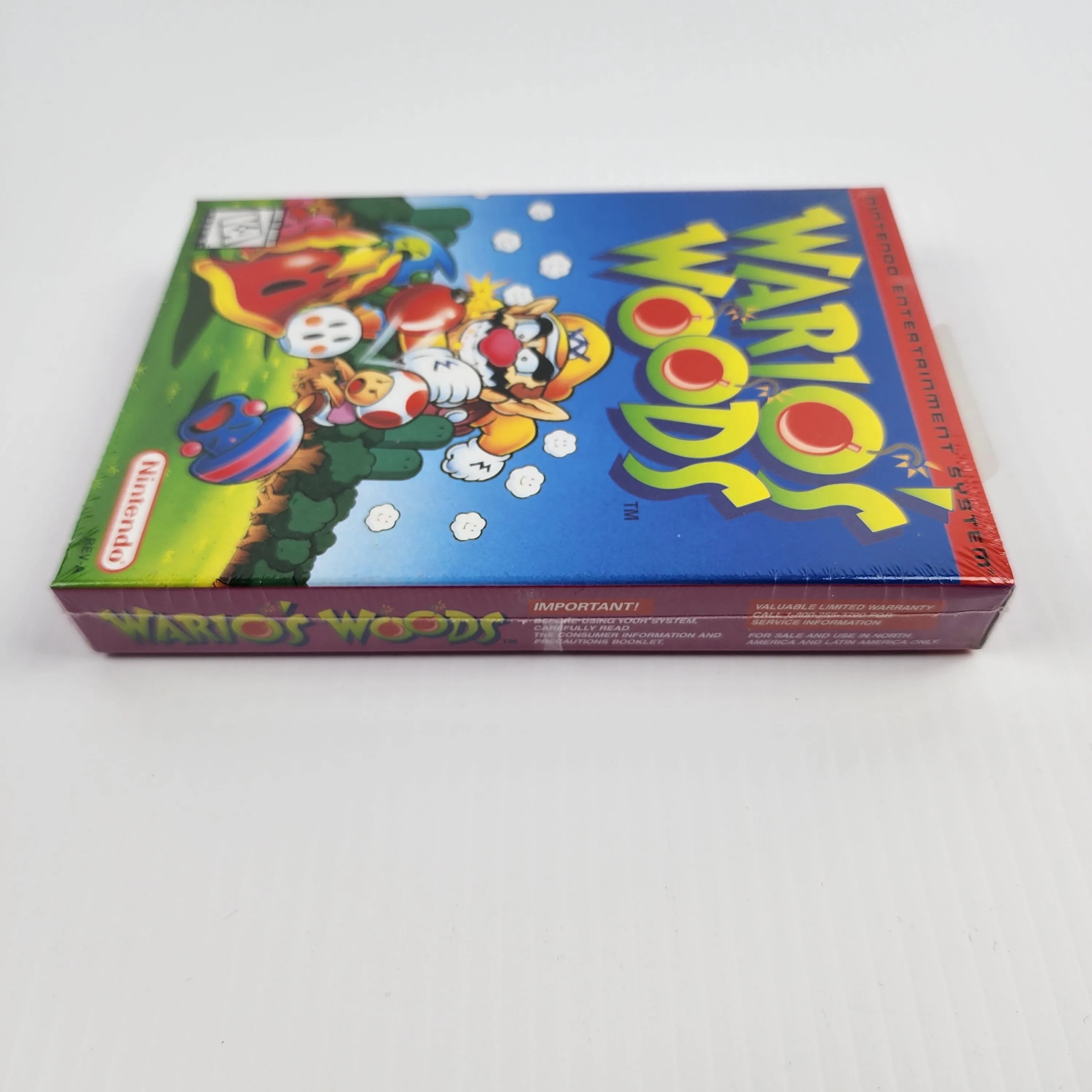 Warios Woods - NES Game - Brand New! - Sealed!