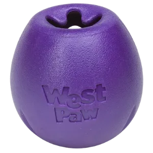 West Paw Design Rumbl Dog Toy Eggplant