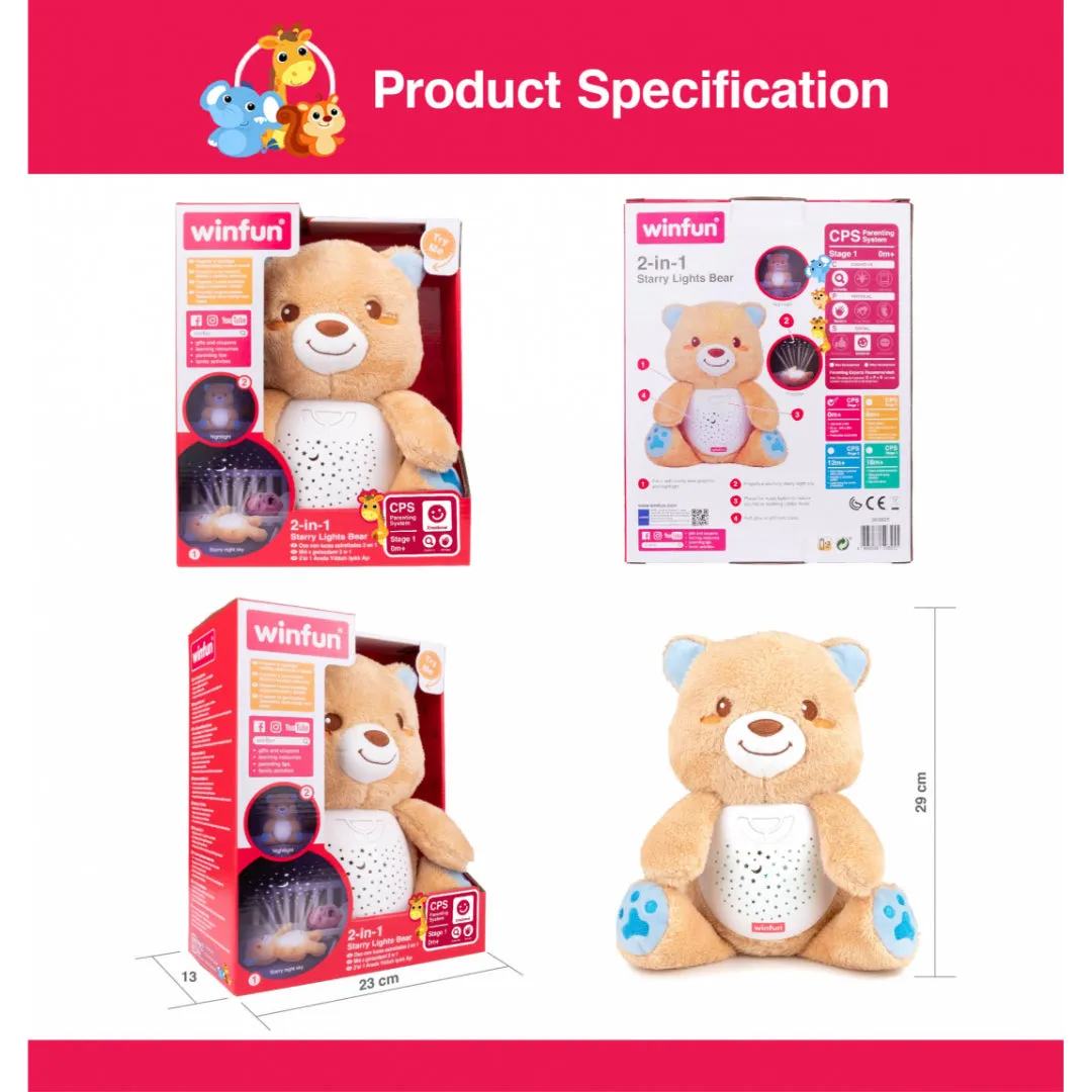 Win fun 2-in-1 Starry Lights Bear