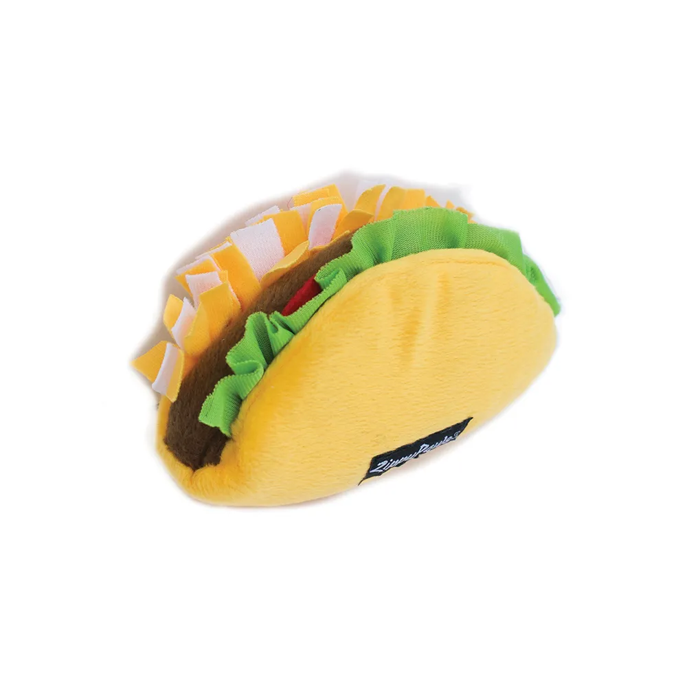 ZippyPaws Nomnomz Taco Dog Toy