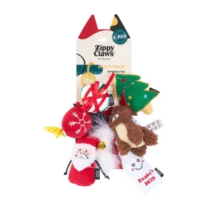 ZippyPaws ZippyClaws Cat Toy Holiday 6-Pack Christmas Classics