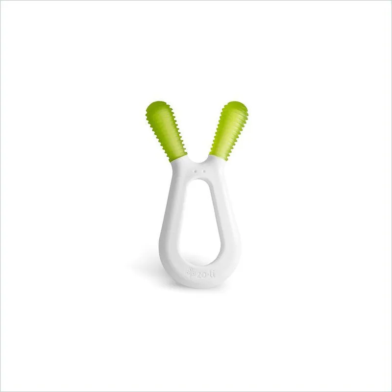 Zoli Baby Bunny Teether in Green